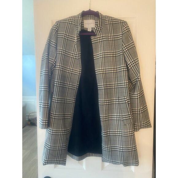 Carolina Belle Black and White Plaid Jacket Size Small - Picture 1 of 4